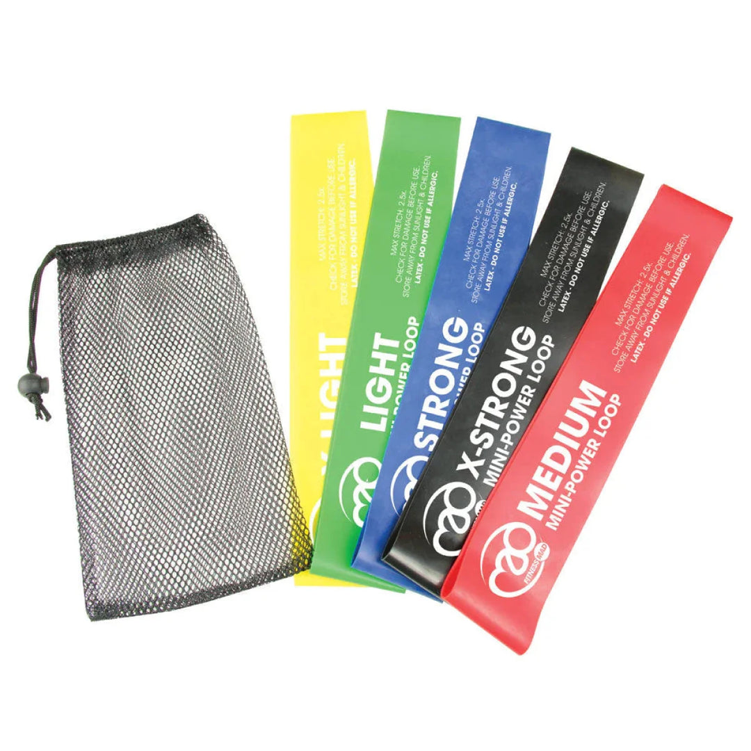 Fitness-Mad Mini Power Loops - Set of 5