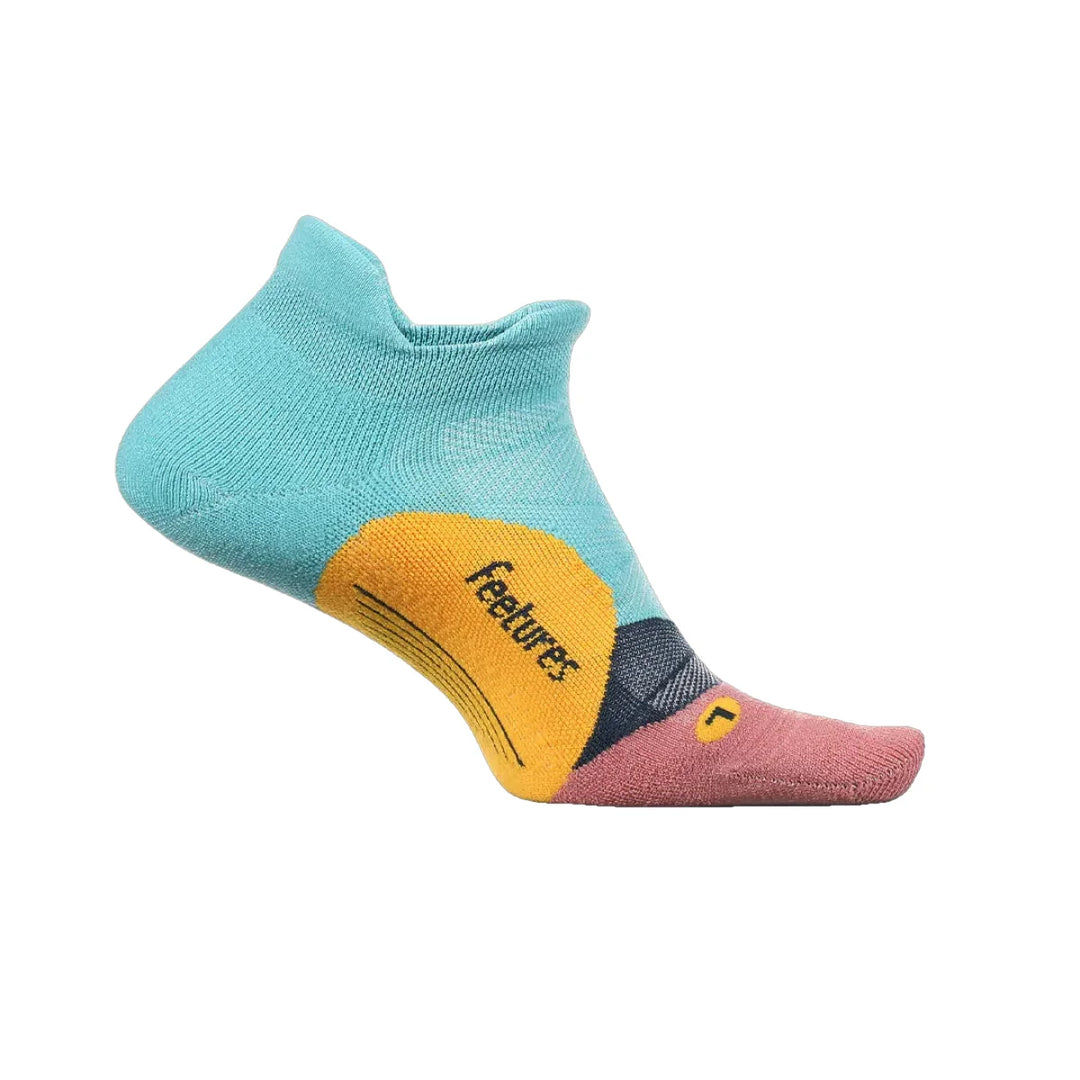 Unisex Feetures Elite Light Cushion No Show Tab Socks