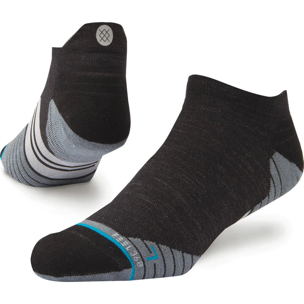 Unisex Stance Run Uncommon Solids Wool Tab Enhanced Cushion Socks
