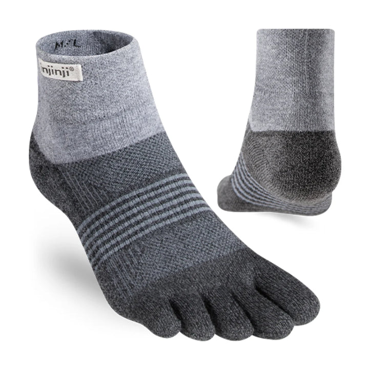 Women's Injinji Trail Midweight Mini Crew Toe Socks