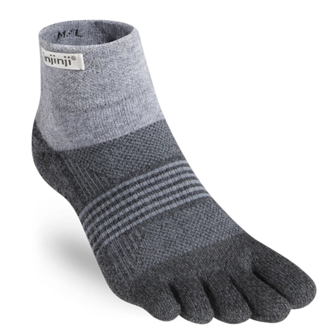Women's Injinji Trail Midweight Mini Crew Toe Socks