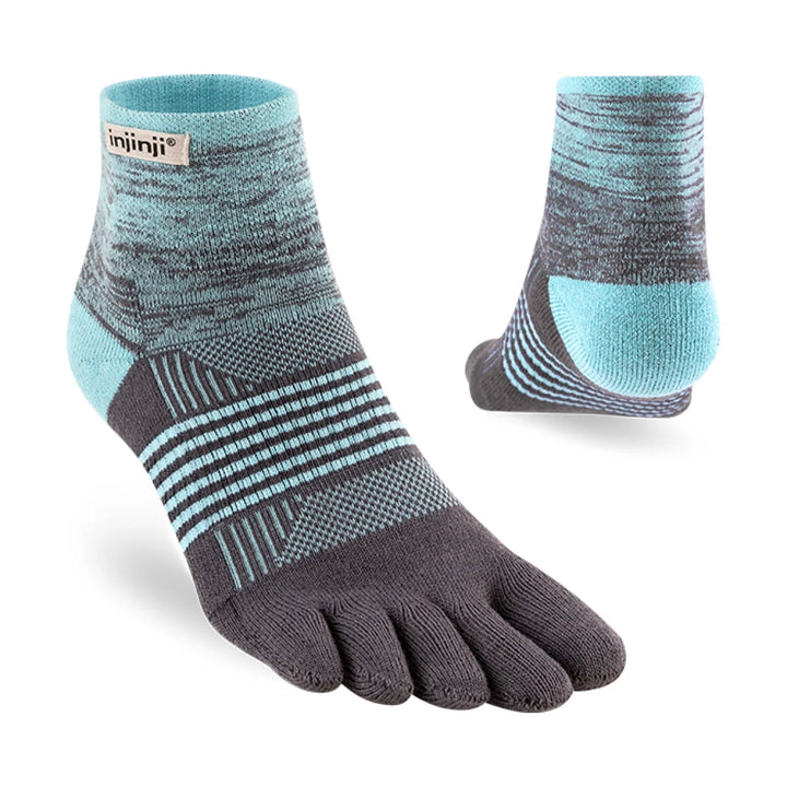 Women's Injinji Trail Midweight Mini Crew Toe Socks