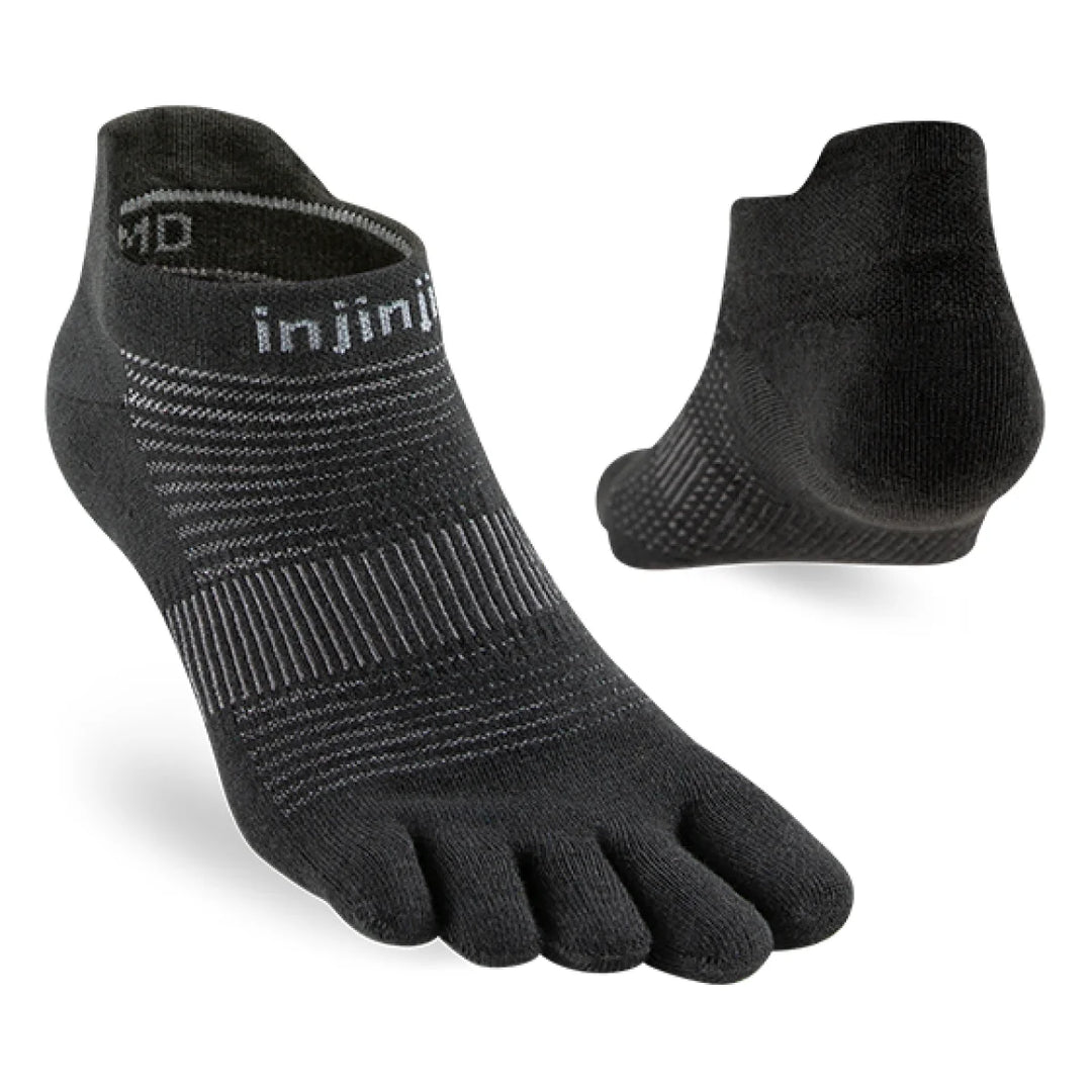 Unisex Injinji Run Lightweight No-Show Toe Socks