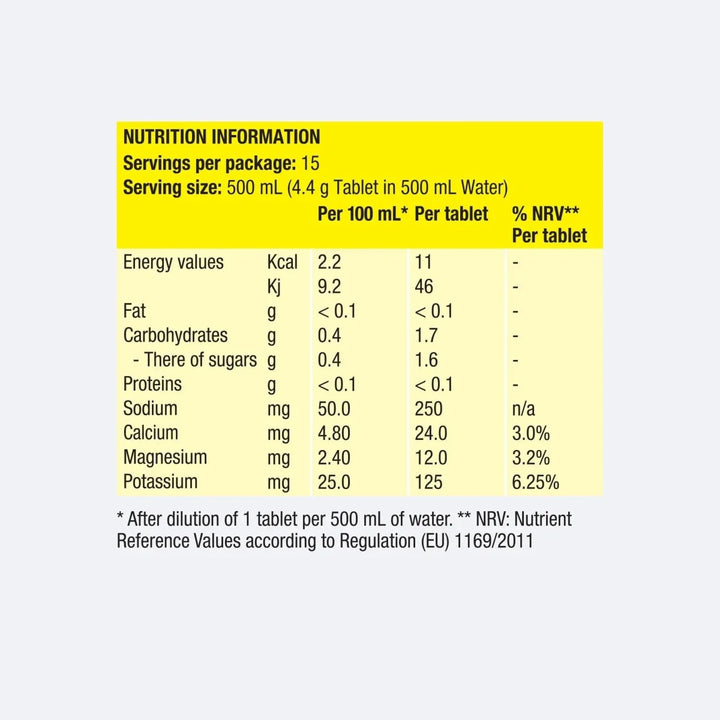 Precision Hydration PH 500 Effervescent Electrolyte Tablets