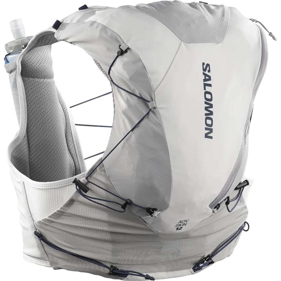 Unisex Salomon Adv Skin 12L Hydration Vest with 2x500ML Soft Flasks
