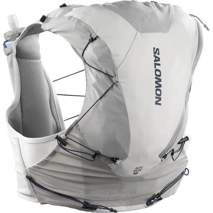 Unisex Salomon Adv Skin 12L Hydration Vest with 2x500ML Soft Flasks