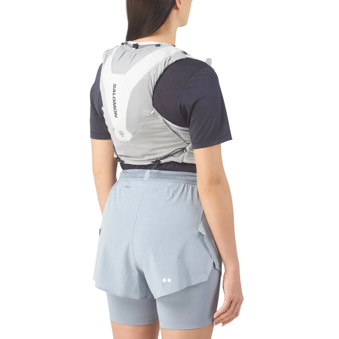 Unisex Salomon Adv Skin 5L Hydration Vest with 2x500ML Soft Flasks
