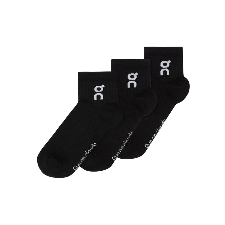 Unisex On Logo Mid Socks 3 Pairs
