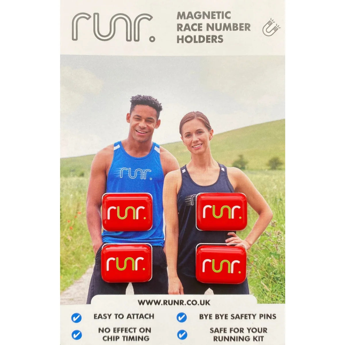 Runr Race Number Magnets