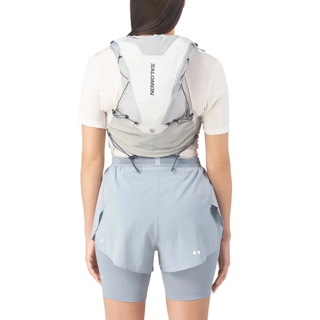 Unisex Salomon Adv Skin 12L Hydration Vest with 2x500ML Soft Flasks