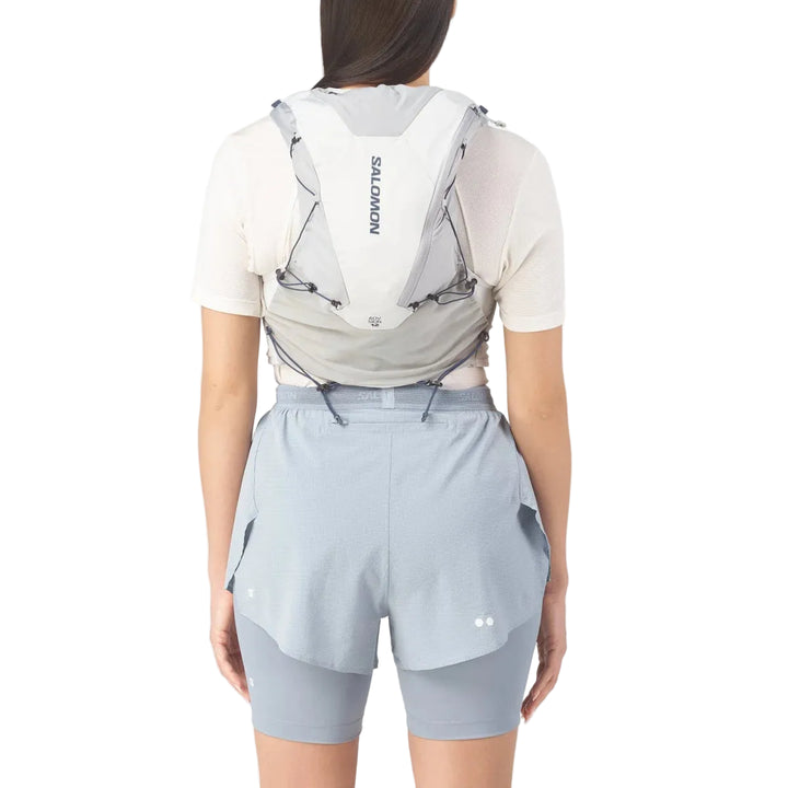 Unisex Salomon Adv Skin 12L Hydration Vest with 2x500ML Soft Flasks