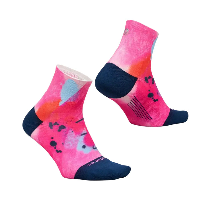 Unisex Feetures Elite Light Cushion Quarter International Women's Day Socks