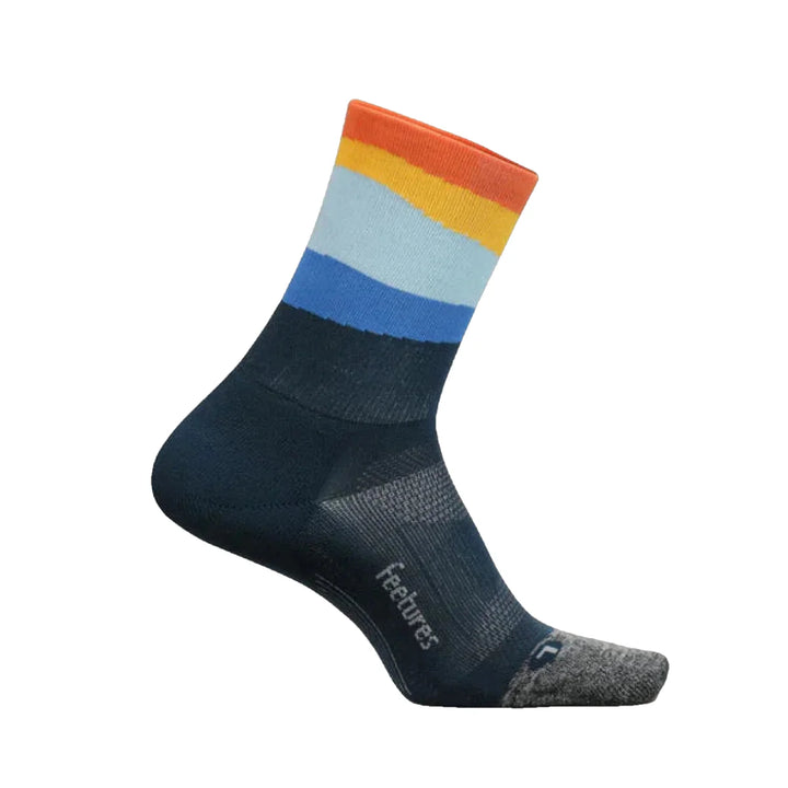 Unisex Feetures Elite Light Cushion Mini Crew Socks