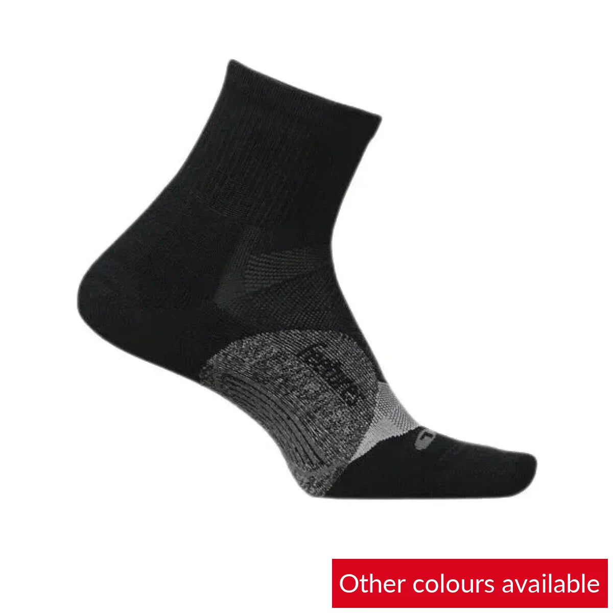 Unisex Feetures Elite Light Cushion Quarter Socks