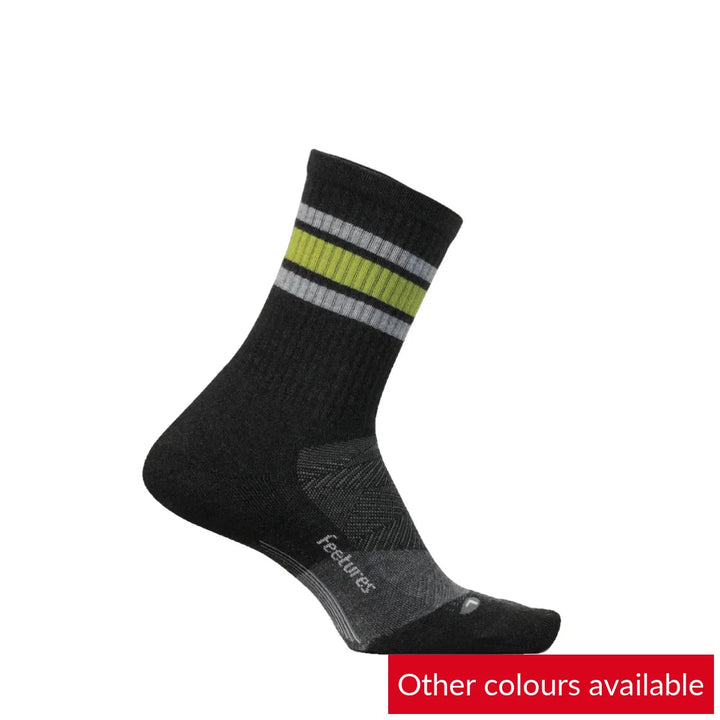 Unisex Feetures Trail Max Cushion Mini Crew Socks
