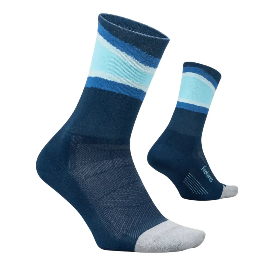 Unisex Feetures Elite Light Cushion Mini Crew Socks