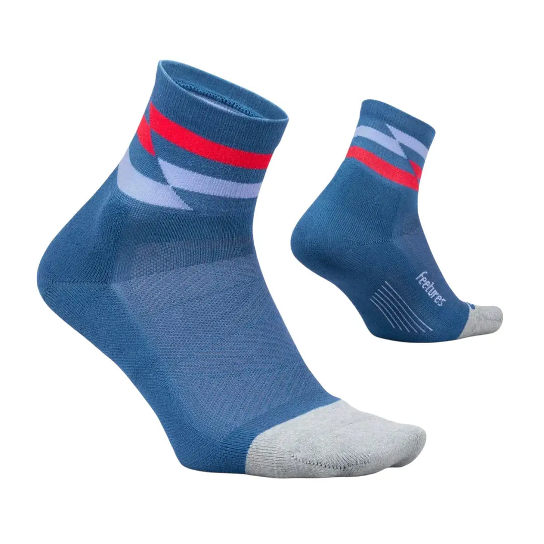 Unisex Feetures Elite Light Cushion Quarter Socks