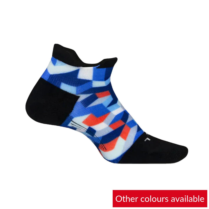 Unisex Feetures Elite Light Cushion No Show Tab Socks