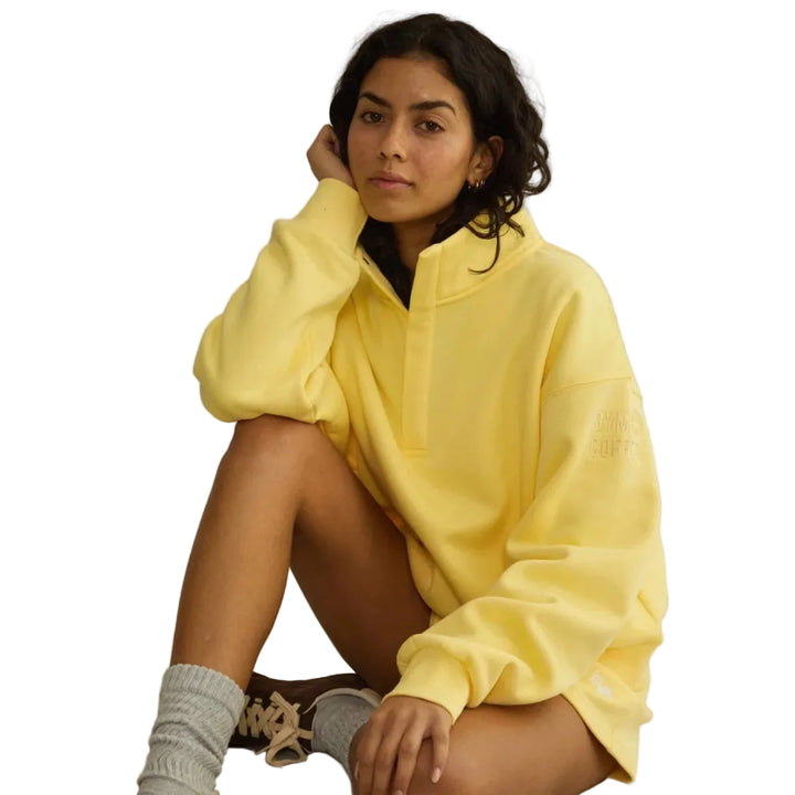 Women's Gym+Coffee Daily Snap Collar Sweatshirt