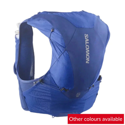 Unisex Salomon Adv Skin 12L Hydration Vest with 2x500ML Soft Flasks