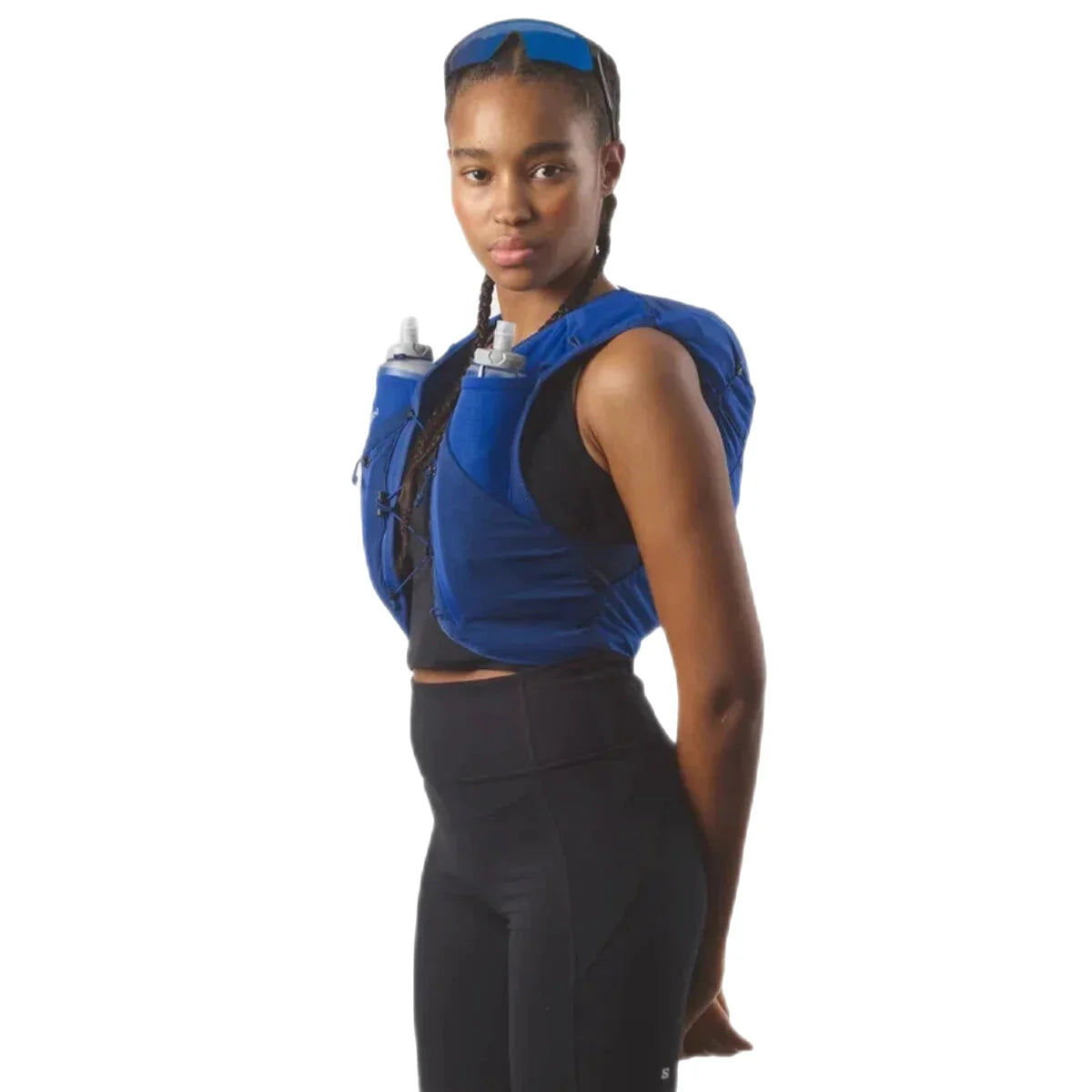 Unisex Salomon Adv Skin 12L Hydration Vest with 2x500ML Soft Flasks