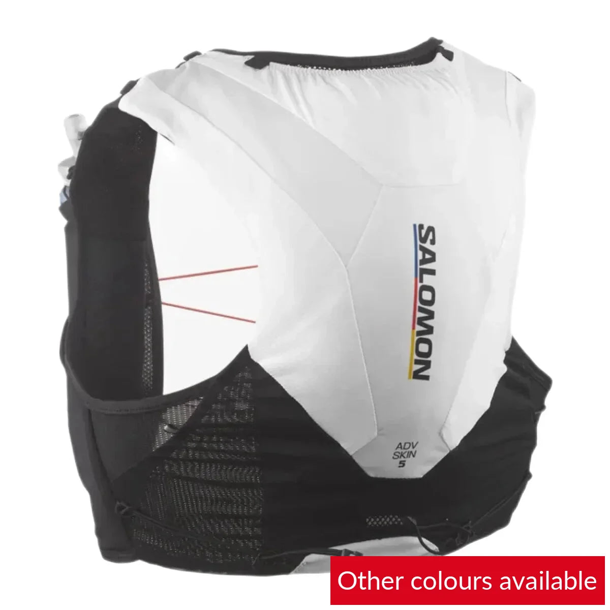 Unisex Salomon Adv Skin 5L Hydration Vest with 2x500ML Soft Flasks