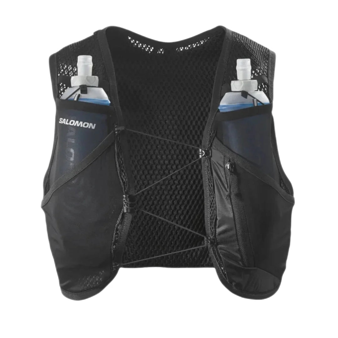 Unisex Salomon Active Skin 4L Hydration Vest with 2x500ML Flasks