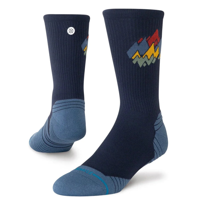 Unisex Stance Ribbed Run Light Cushion Crew Socks