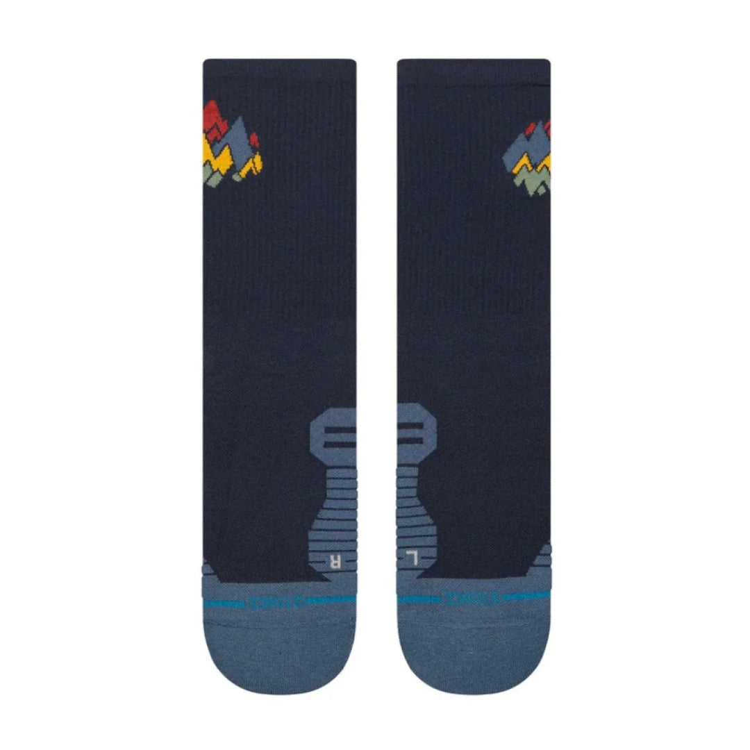 Unisex Stance Ribbed Run Light Cushion Crew Socks