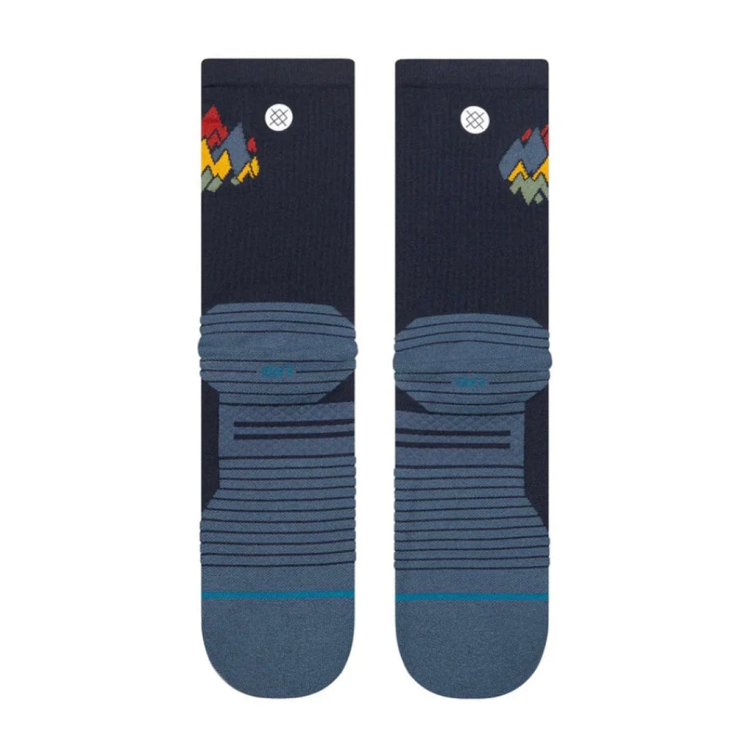 Unisex Stance Ribbed Run Light Cushion Crew Socks