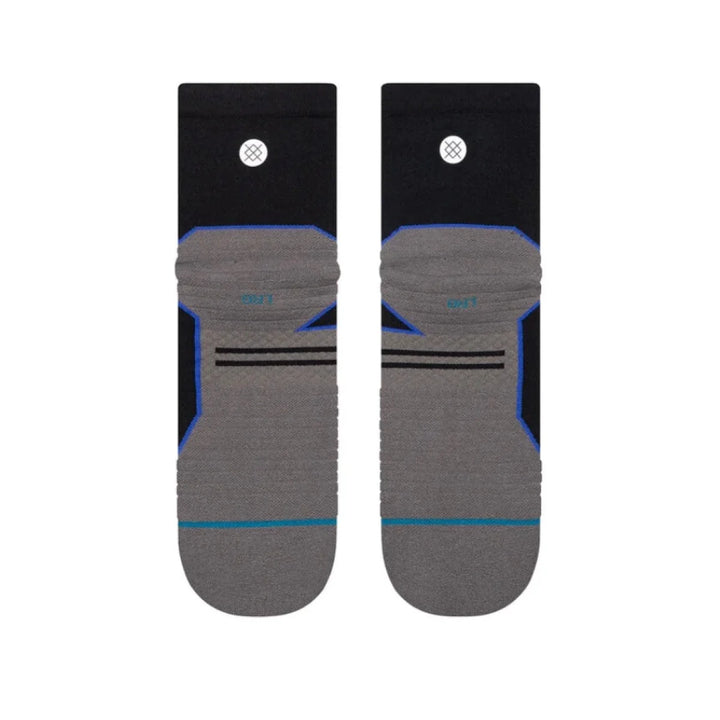 Unisex Stance Contrast Seam Run Light Cushion Quarter Socks