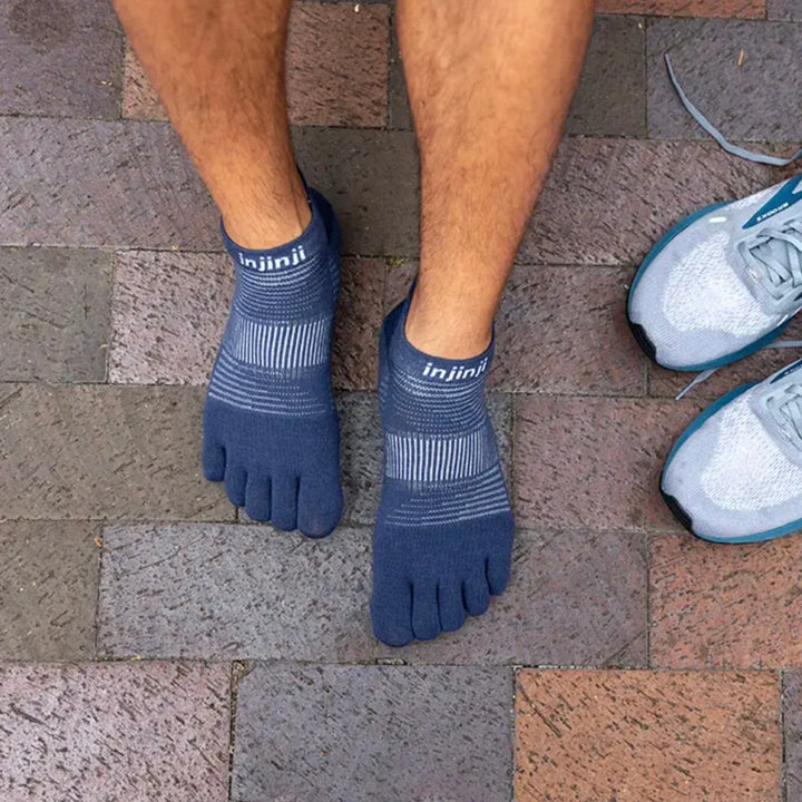Unisex Injinji Run Lightweight No-Show Toe Socks