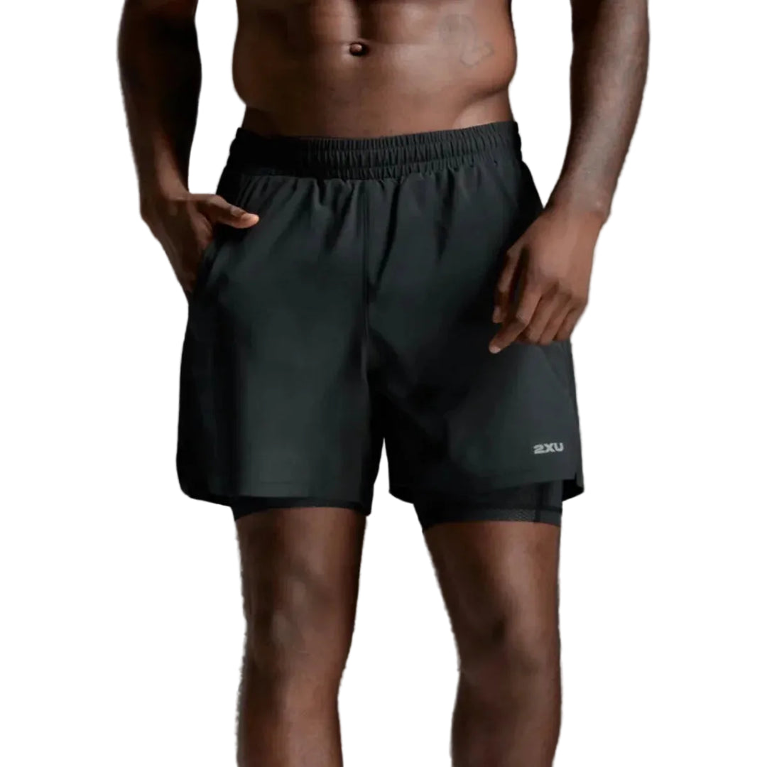 Men's 2XU Aero Mesh 2-in-1 5" Shorts