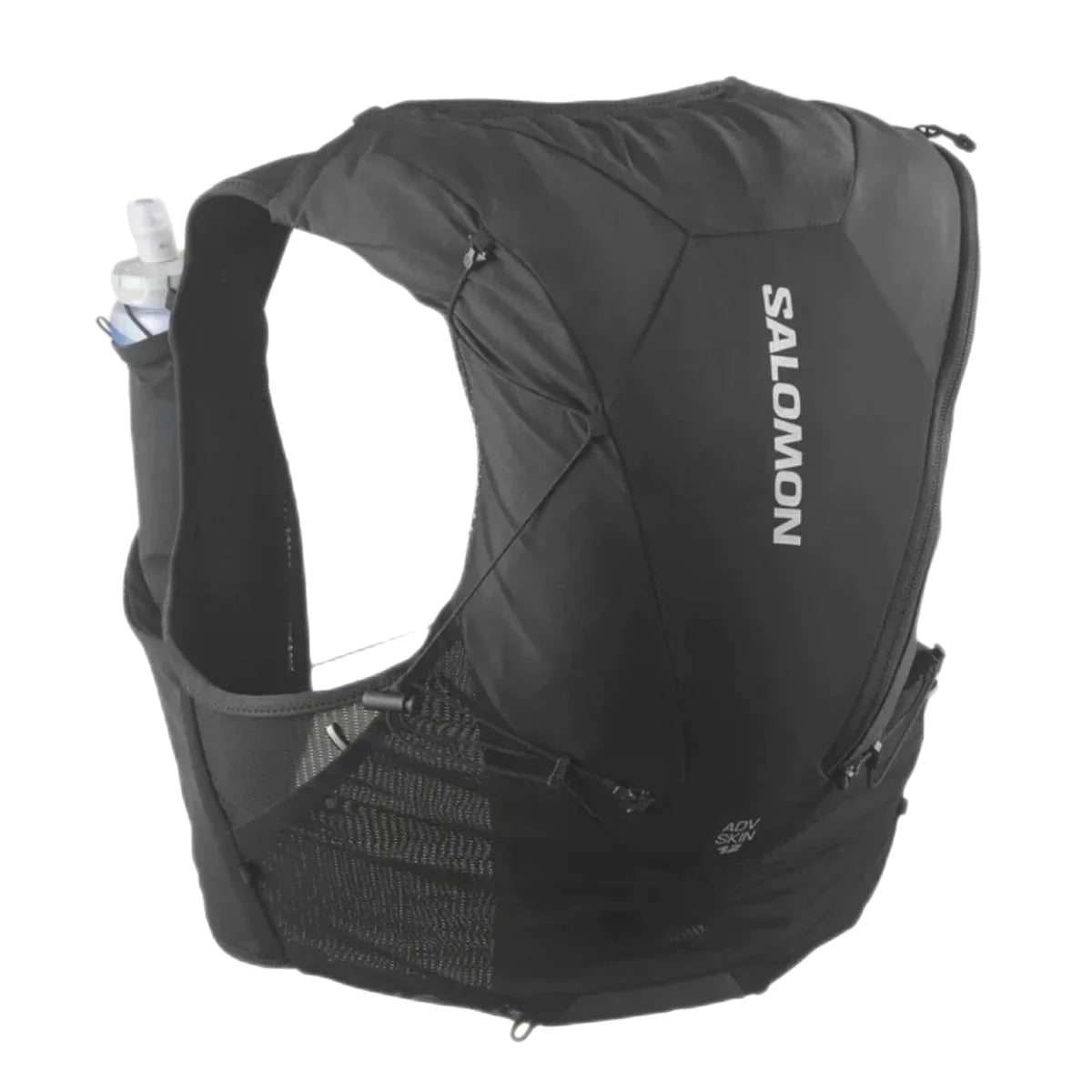 Unisex Salomon Adv Skin 12L Hydration Vest with 2x500ML Soft Flasks