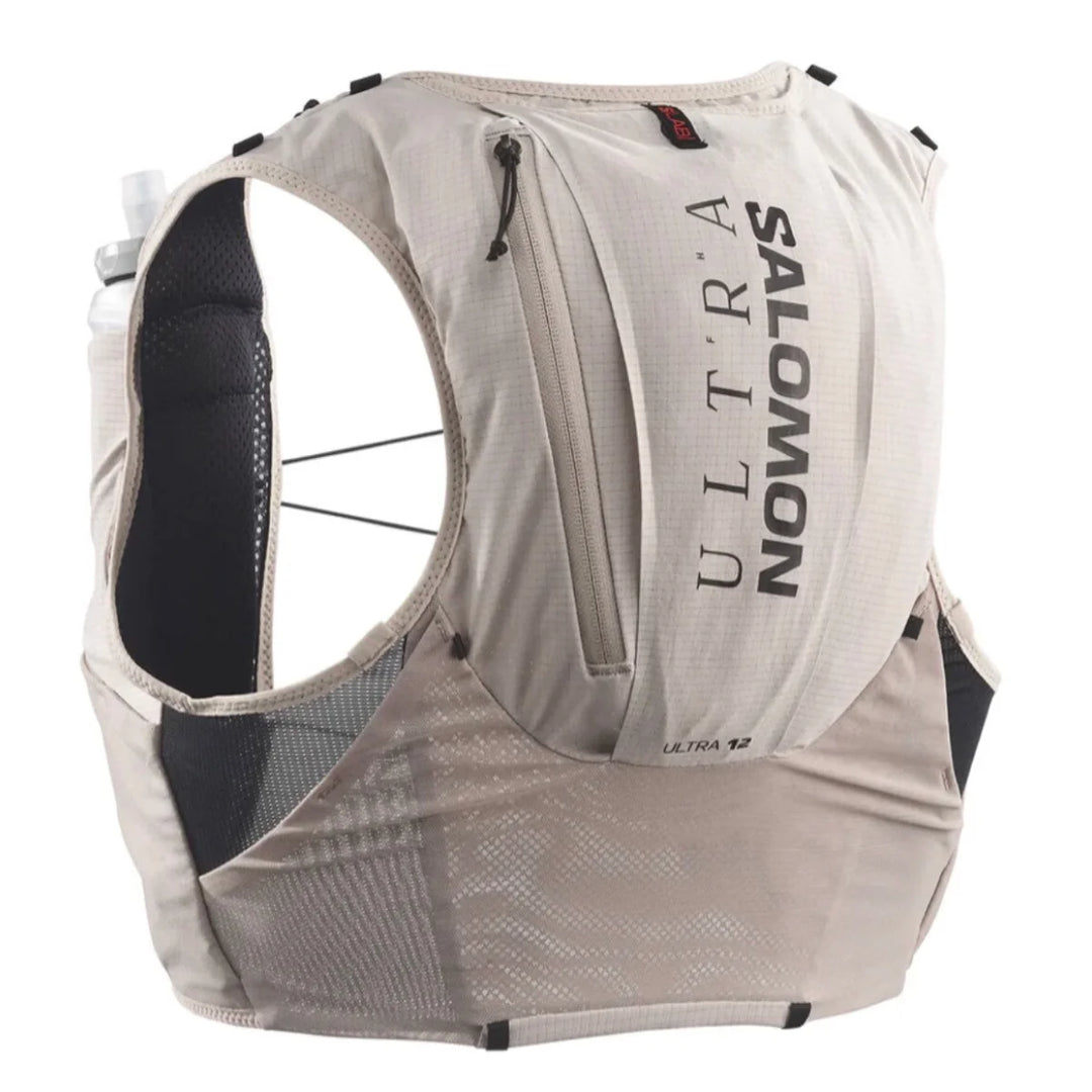 Unisex Salomon S/Lab Ultra 12L Hydration Vest with 2x500ML Soft Flasks