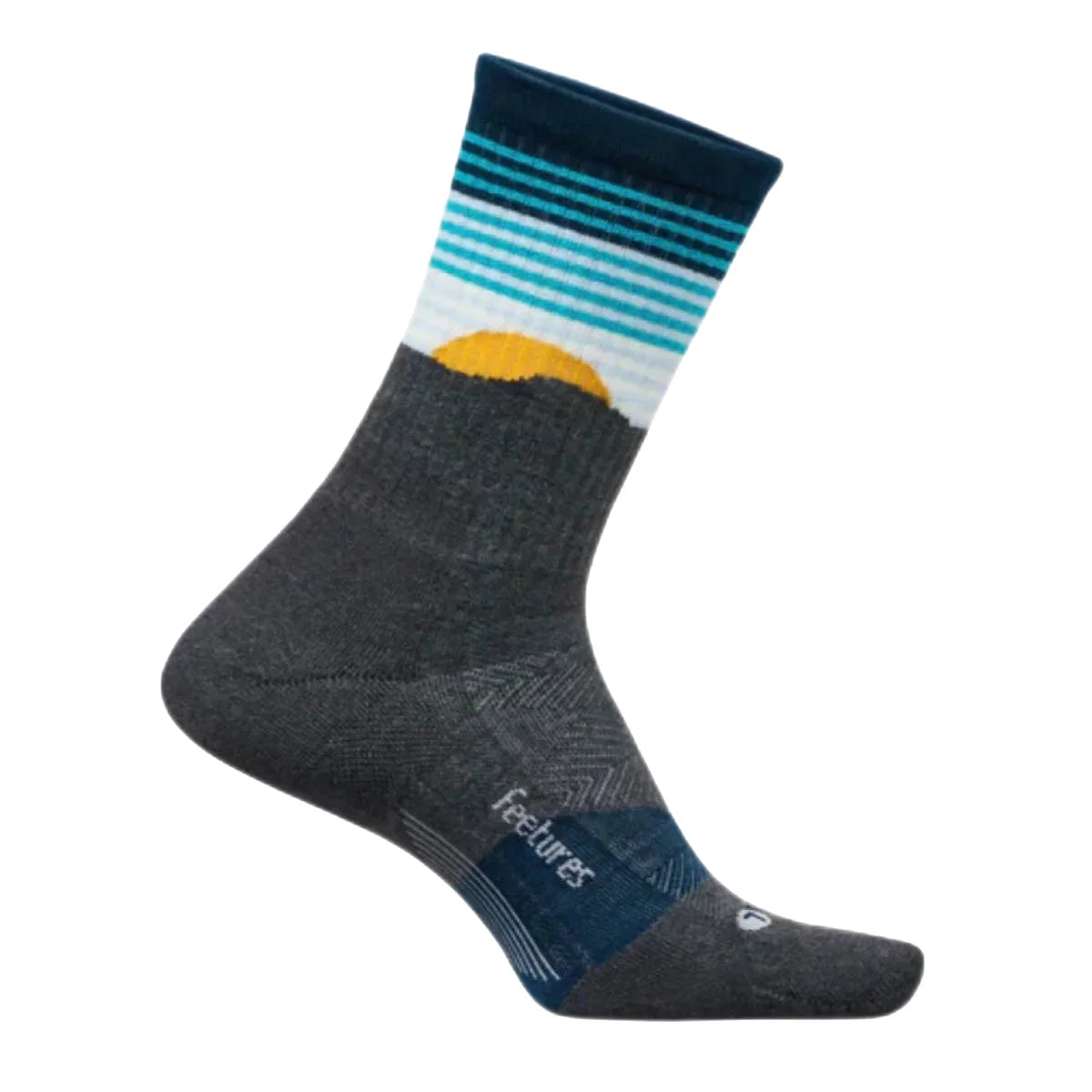 Unisex Feetures Trail Max Cushion Mini Crew Socks