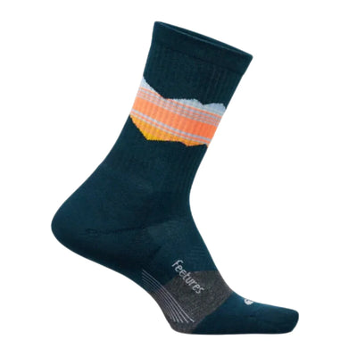 Unisex Feetures Trail Max Cushion Mini Crew Socks