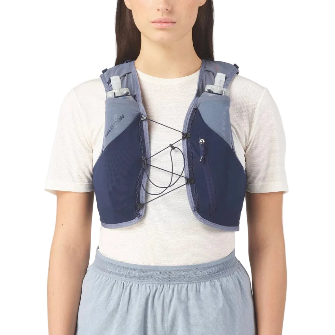 Unisex Salomon Adv Skin 5L Gradient Hydration Vest with 2x500ML Soft Flasks