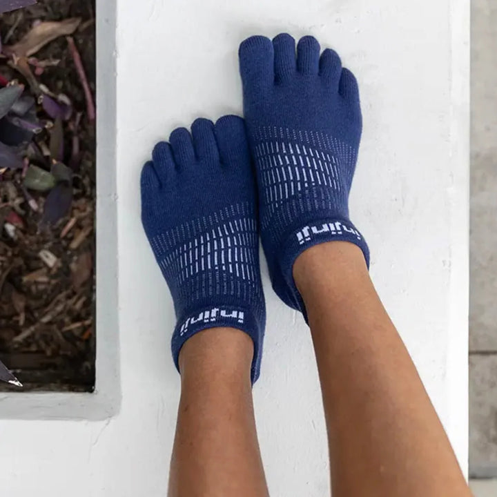 Women's Injinji Run Lightweight No-Show Toe Socks