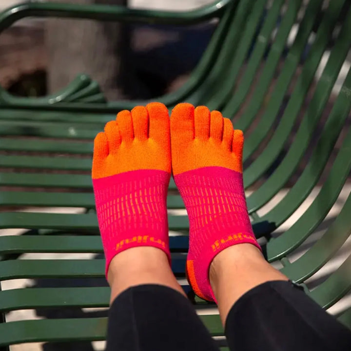 Women's Injinji Run Lightweight No-Show Toe Socks