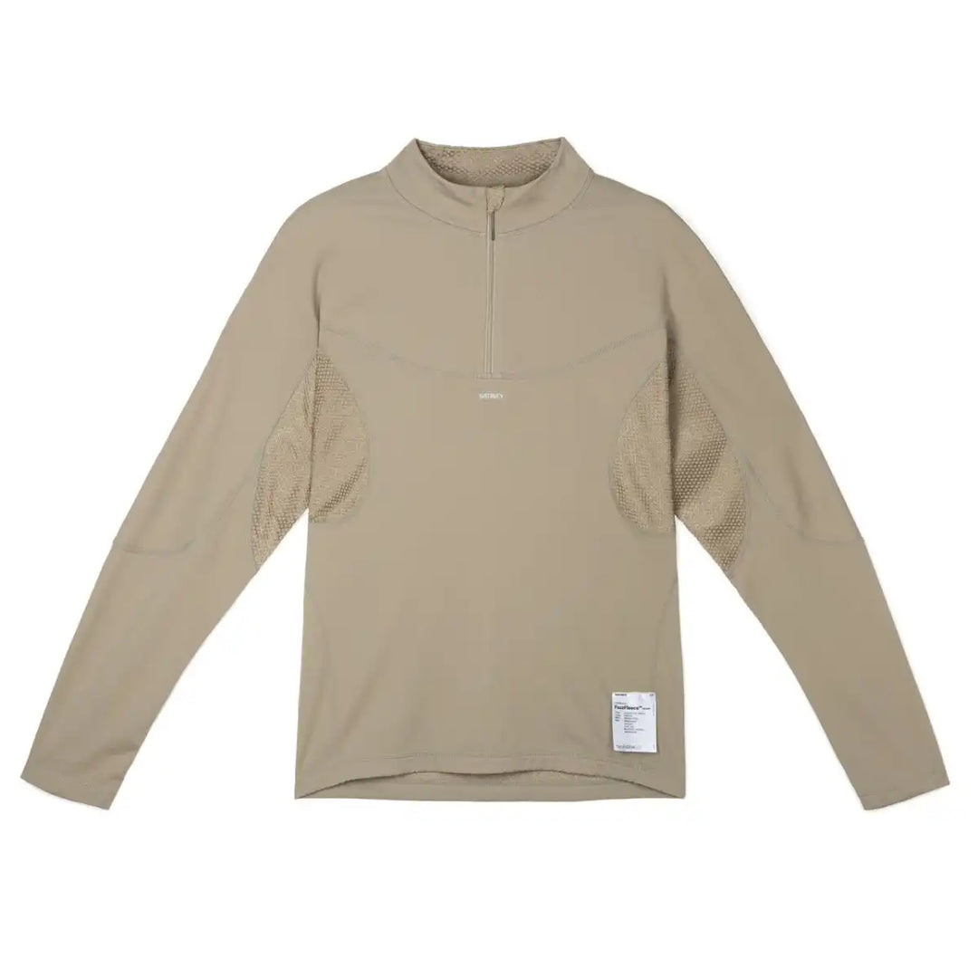 Men's Satisfy FuzzFleece Octa Half Zip Long Tee
