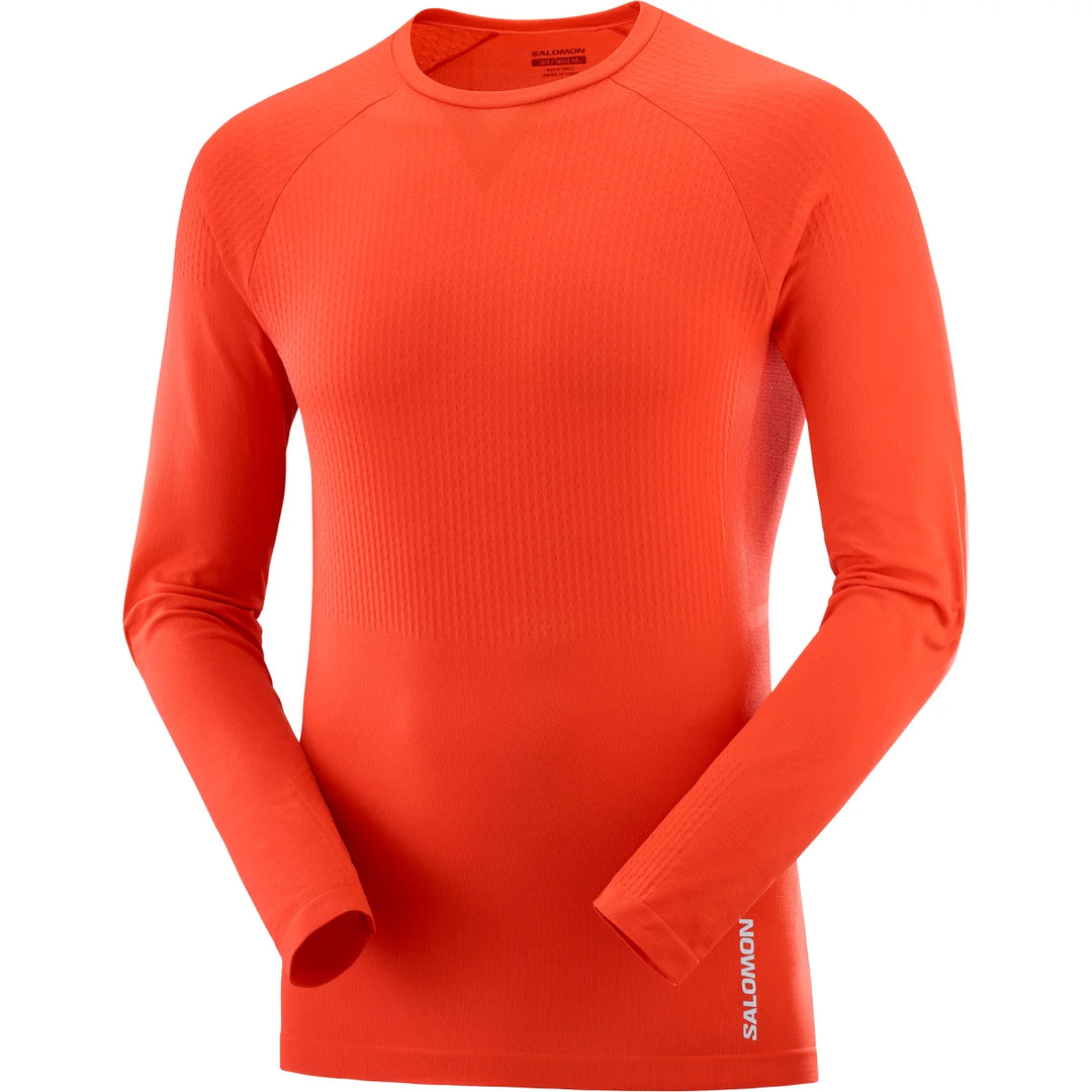 Men's Salomon Sense Aero Seamless Long-Sleeve Tee