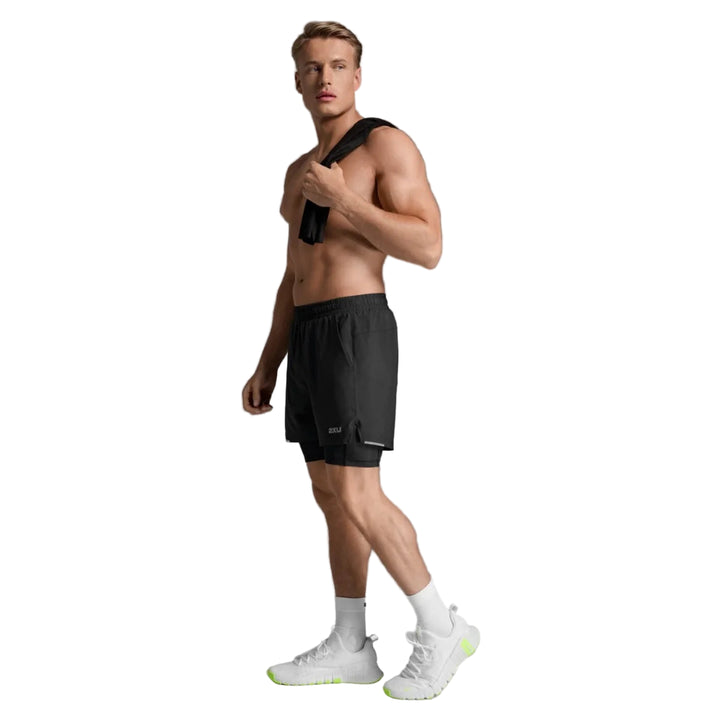 Men's 2XU Aero Mesh 2-in-1 5" Shorts