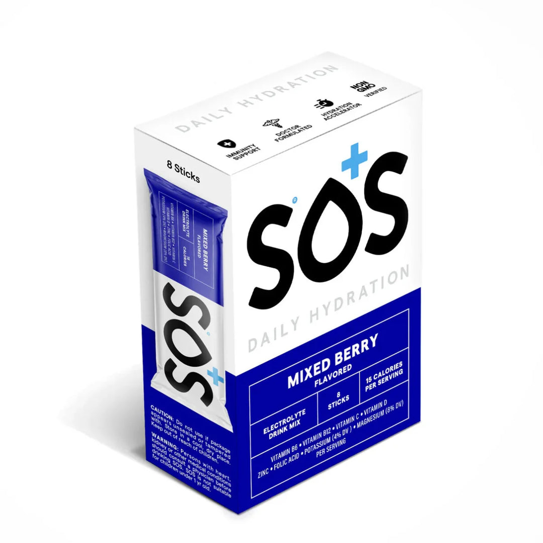 SOS Daily Vitamin Enhanced Hydration Sticks