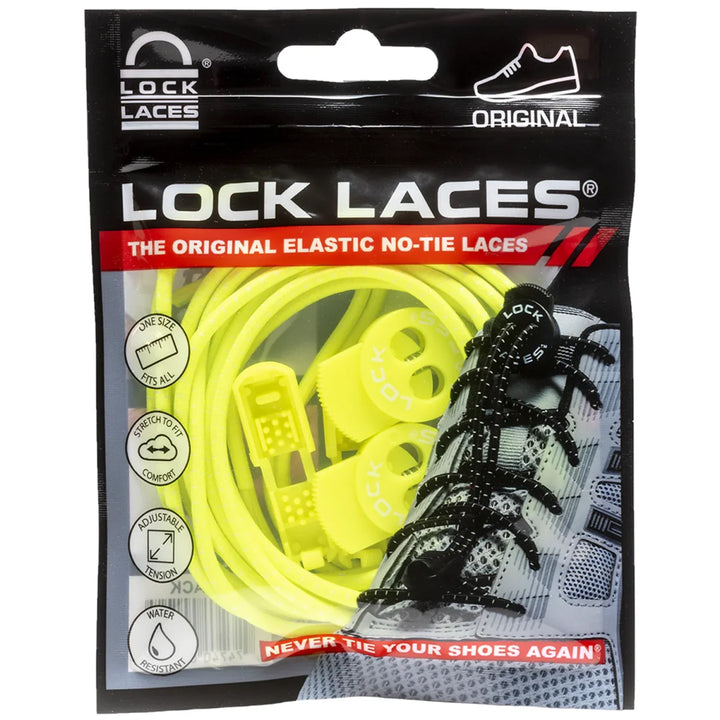 Lock Laces Original Elastic No-Tie Shoelaces