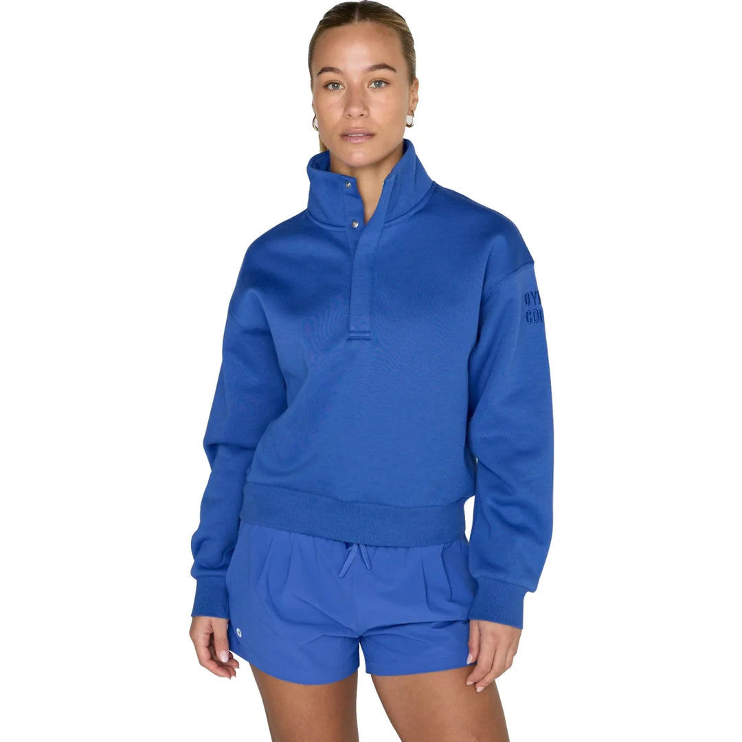 Women's Gym+Coffee Daily Snap Collar Sweatshirt