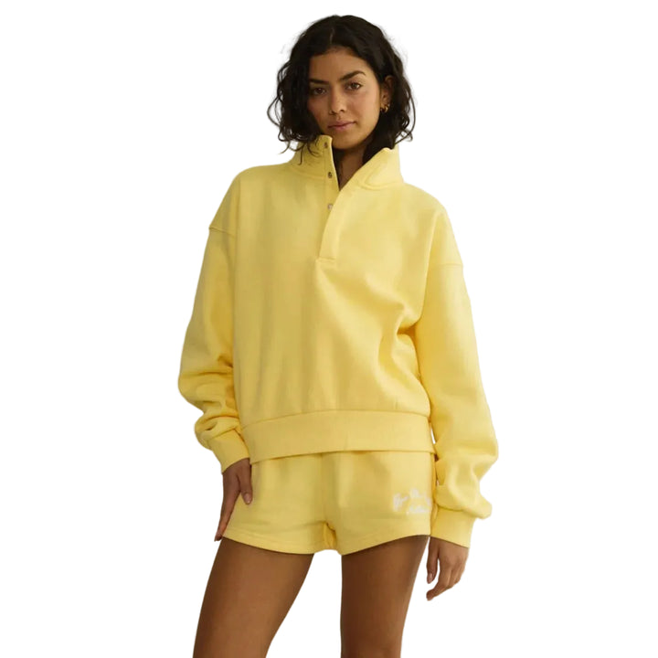 Women's Gym+Coffee Daily Snap Collar Sweatshirt
