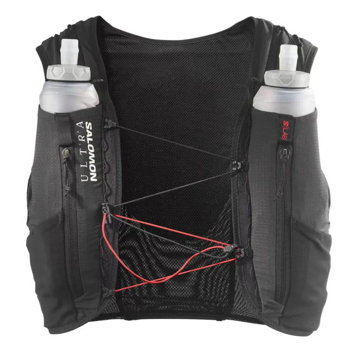 Unisex Salomon S/Lab Ultra 12L Hydration Vest with 2x500ML Soft Flasks