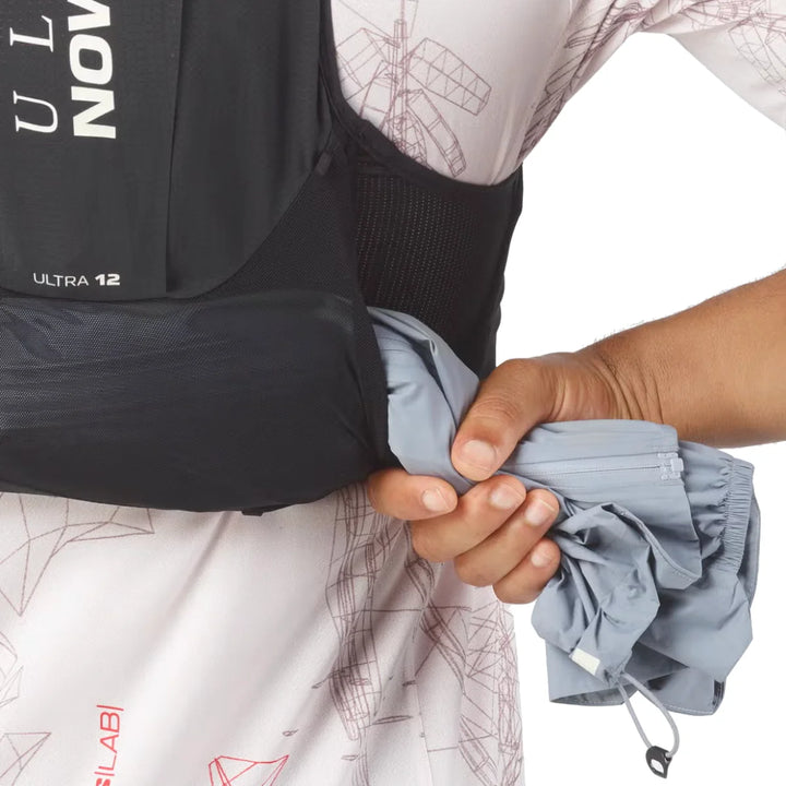Unisex Salomon S/Lab Ultra 12L Hydration Vest with 2x500ML Soft Flasks