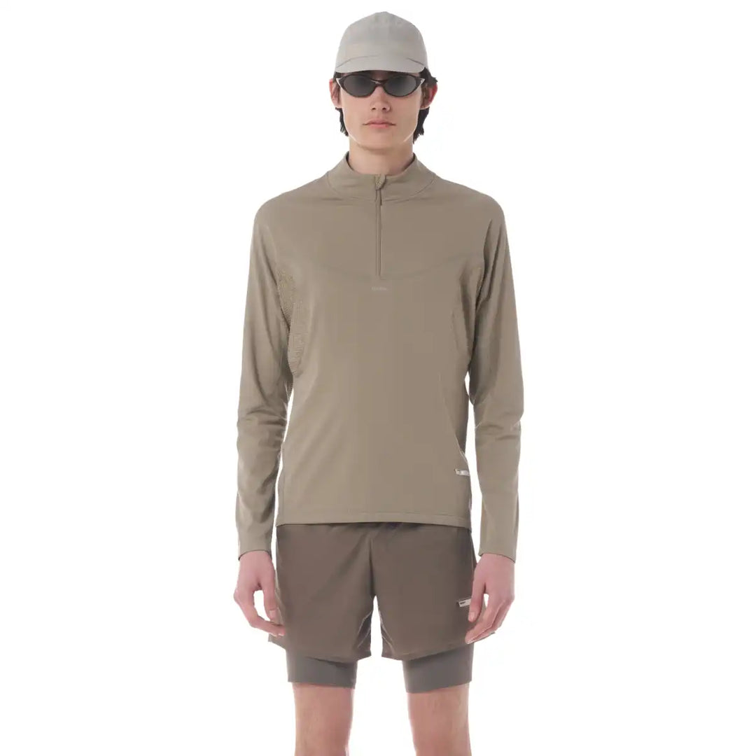 Men's Satisfy FuzzFleece Octa Half Zip Long Tee
